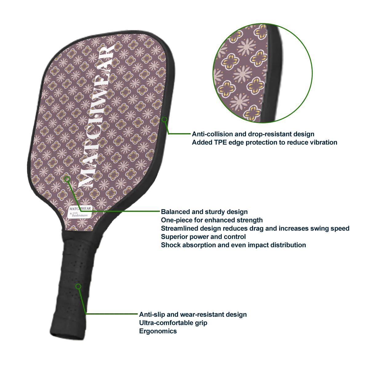 Pickleball Paddle MWFLD003