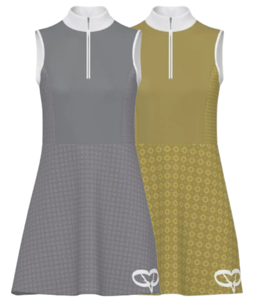Pickleball Zipdress offer-olive&grey