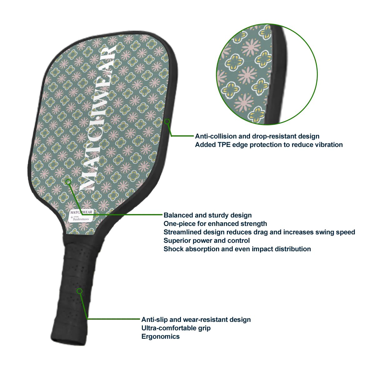 Pickleball Paddle MWFLD001