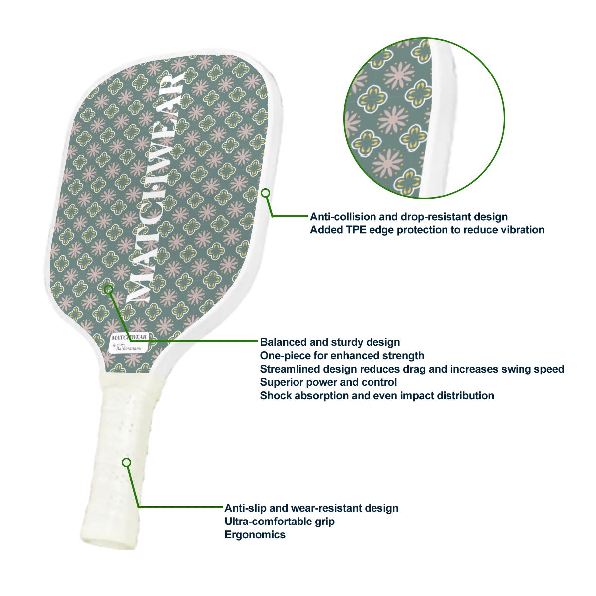 Pickleball Paddle MWFLD001