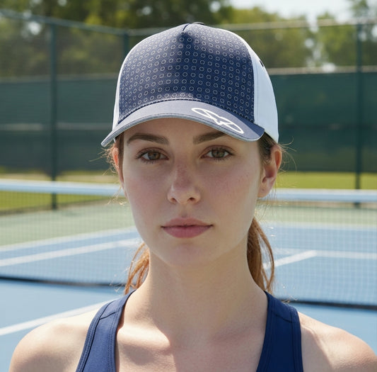 Pickleball cap blue/white