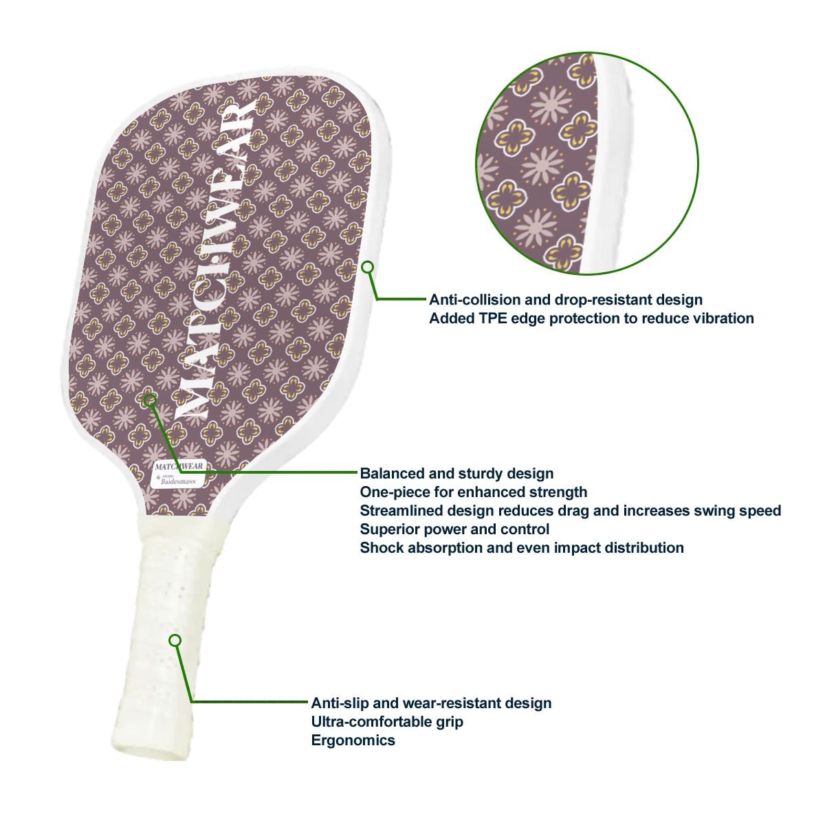Pickleball Paddle MWFLD003